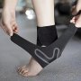 1pc Adjustable Compression Ankle Guard - Breathable Elastic Ankle Sleeve For Sports Injury Protection Fitness Training