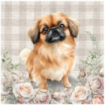 FSC2387 Printed Panel Pekingese