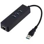 High Speed 3 Ports USB 3.0 Gigabit Ethernet Lan RJ45