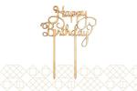 Cake Topper - Happy Birthday