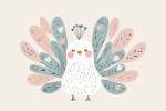 Pretty Peacock - Wall Art Print - A1