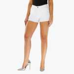 Brandy 1 Denim Shorts White - 18-42