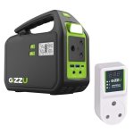 GIZZU 242WH Portable Power Station With Universal Voltage Protector Plug