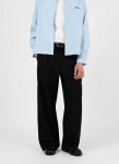 Soho Pleated Black Pants - W38 L32 Black