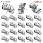 Clelo Trailer Frame Wire Clips Stainless Steels Trailer Wiring Cable Clips Replacement Parts For Auto Wires Organization For Boat Trailer Fishing Boat