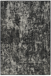 Azulejo Black Indoor outdoor Rug