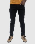 Soviet Mens Strikers Evo 4 Basic Stretch Skinny Jeans In Black - Black 38