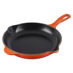26CM Orange Round Frying Pan Non-stick Durable & Stylish