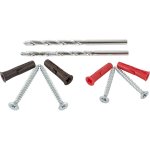 Shelving Kit UNO6X4 UNO7X4 Plus Screws With 6MM And 7MM Drill Bit