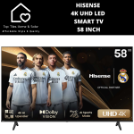 Hisense A6N Series 4K Uhd LED Smart Tv - 58 Inch