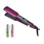 Hair Straightener Wide Flat Iron LED Display With 2 Classic Pure Argan Oil