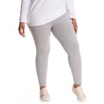 Donnay Plus Size Basic Long Legging - Grey Melange