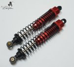 – 1:10 Aluminum Shock Set – Red 2PCS