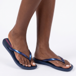 Wave Sandals - Blue Patent - 8