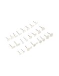 Silver Pearl & Triangle Earrings 12-PACK