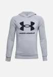 Under Armour Ua Boys Rival Fleece Hoodie - Grey & Black