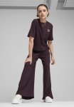 Puma Classics Ribbed Relaxed Pants - Midnight Plum