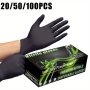 20/50PCS Disposable Nitrile Gloves Powder-free Latex-free Durable Household Cleaning Gloves Waterproof Gloves Suitable For Kitchens Cleaning Tattoo Hair Dyeing Pet Beauty Salons Cleaning Supplies