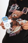 Ultrasonic Fetal Doppler Detect Baby Heartbeat Rate Probe Prenatal Monitor