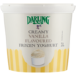Vanilla Flavoured Creamy Frozen Yoghurt 1L
