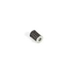 Seimia Spacer Tube With Black Cubic Zirconia
