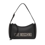 Bold Logo Shoulder Bag -black nickel