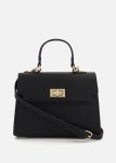 Metallic Lock Tote