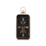 Bedside Clock Black & Gold – E141