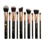 Professional 10 Piece Marble Brush Set - Black