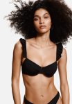 Non-padded Bikini Top - Black