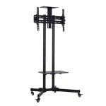 32"- 65" Mobile Floor Tv Mount Stand With Wheels -XF0655