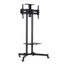 Mobile Tv Mount Floor Stand Trolley Cart With Wheels For 32 -65 - Sd