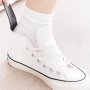 1pc Short Plastic Shoe Horn Shoe Lifting Helper For Seniors & Disabled Portable Handled Shoe Horn For Various Shoes