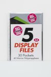 A4 Display File 30 Pocket Value Pack Of 5
