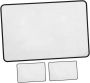 3PCS Magnifier For Reading Transparent Page Magnifier For Seniors For Easy