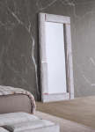 Jazz Grey Upholstered Mirror