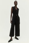 Belted Jumpsuit - Black