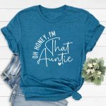 Durable And Washable Iron-on Transfer Decal - Auntie Design Vinyl Heat Transfer For Diy T-shirts Bags Sweatshirts Pillow Decor -