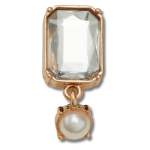 Goldair Gold Pearl Dangle Jibbitz - Multi Osfa