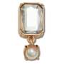 Goldair Gold Pearl Dangle Jibbitz - Multi / Osfa
