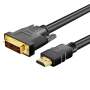 Gizzu 1080P HDMI To Dvi-d Cable 1.8M Poly