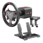 VD4 Direct Drive Sim Racing Wheel Pd-hm Dual Pedal Z8 Clamp Bundle