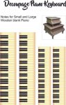 Deco Print Piano Keys