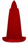 Red Riding Hood Cape Cloak Women Cosplay Hooded Velvet Long Halloween Costumes Y006RL
