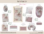 Cot Duvet Bedding Floral Pop Of Peoni Set