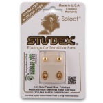Stainless Steel 24K Gold Plated Earrings - Large Ball