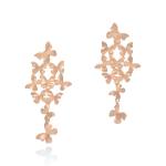 Graded Flight Chandelier Low - 18KT Rose Gold Vermeil
