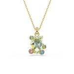 SWAROVSKI Gema Pendant Mixed Cuts Multicolored Gold-tone Plated