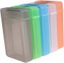 5PCS Hard Disk Protection Case Plastic Storage Box For Hdds Shockproof