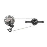 XX Eagle Axs Transmission Groupset - 175MM With Power Meter